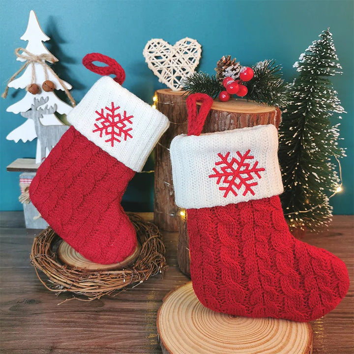 15cm Christmas Alphabet Knitting Socks