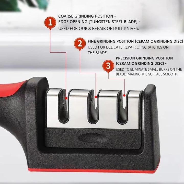 3 Stages Knife Sharpener