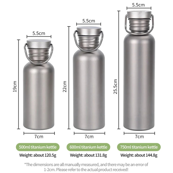 Titanium Water Bottle