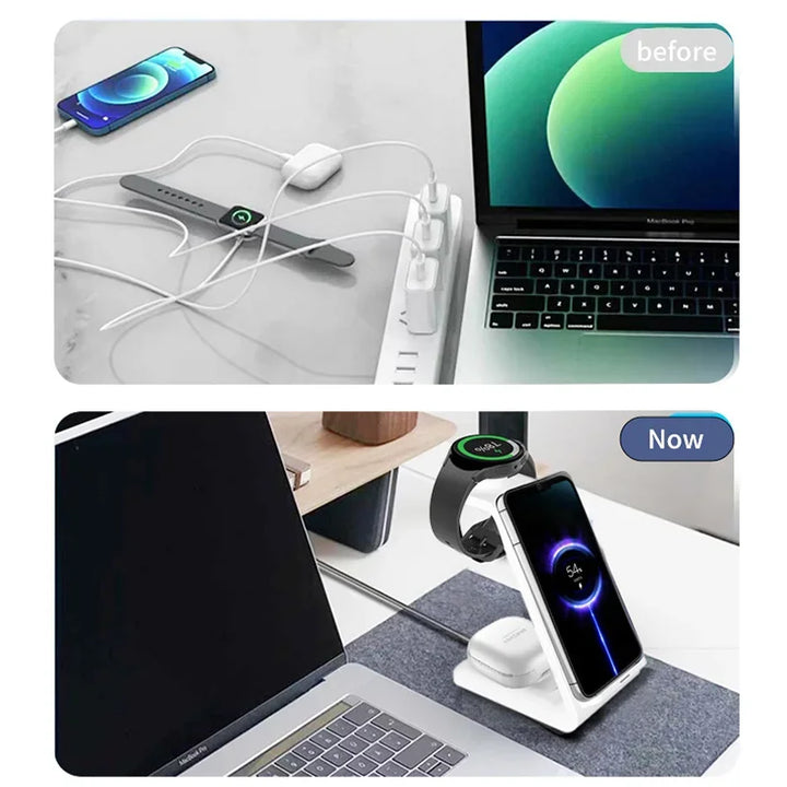 3-in-1 Wireless Charging Station